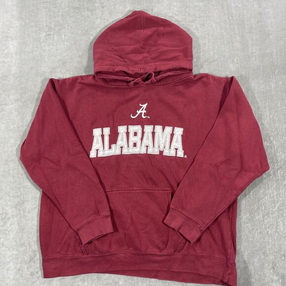 Alabama Crimson‎ Tide Mens Large Red J. America Pullover Sweatshirt Hoodie - Picture 1 of 6